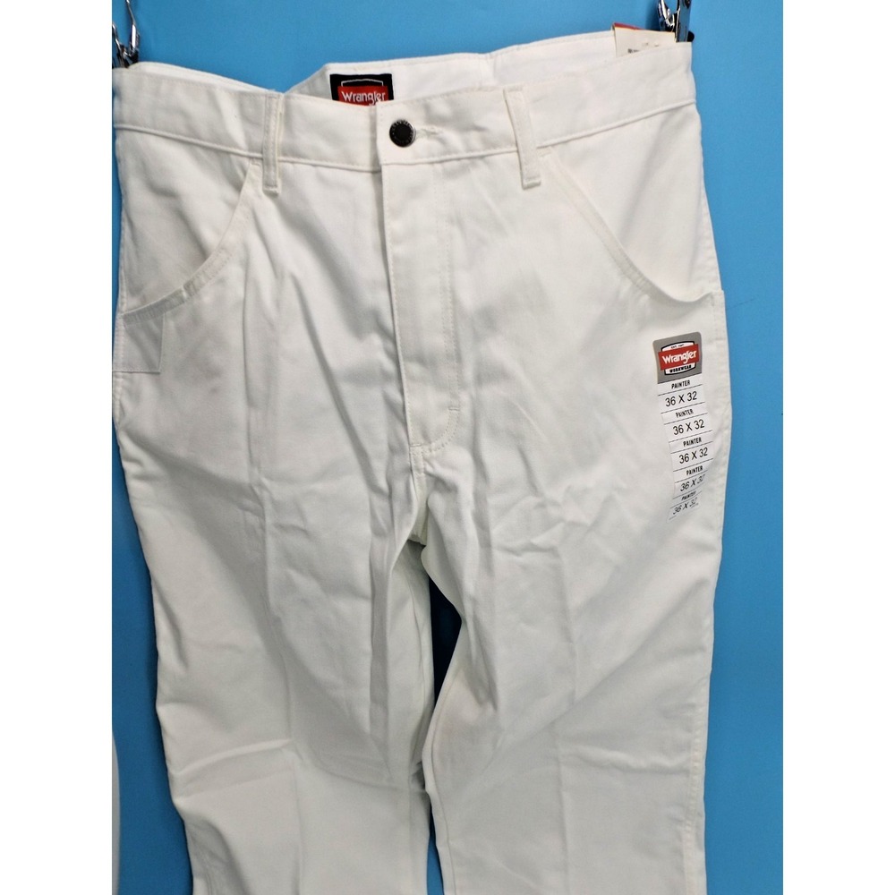 Wrangler Workwear Painter White Utility Pant - Men's Size 36 x 32 - Picture 4 of 13
